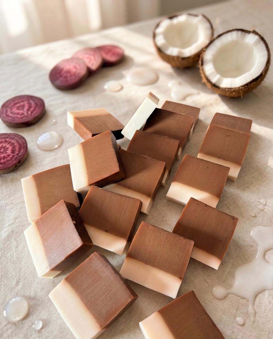 Beetroot Coconut Rose Sandalwood Soap