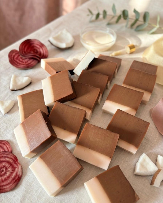 Beetroot Coconut Rose Sandalwood Soap